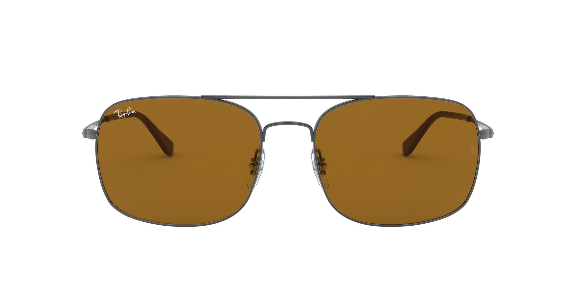 Rayban RB3611 Sunglass Grey Male Full Metal Sunglass — Grey frame — view 3