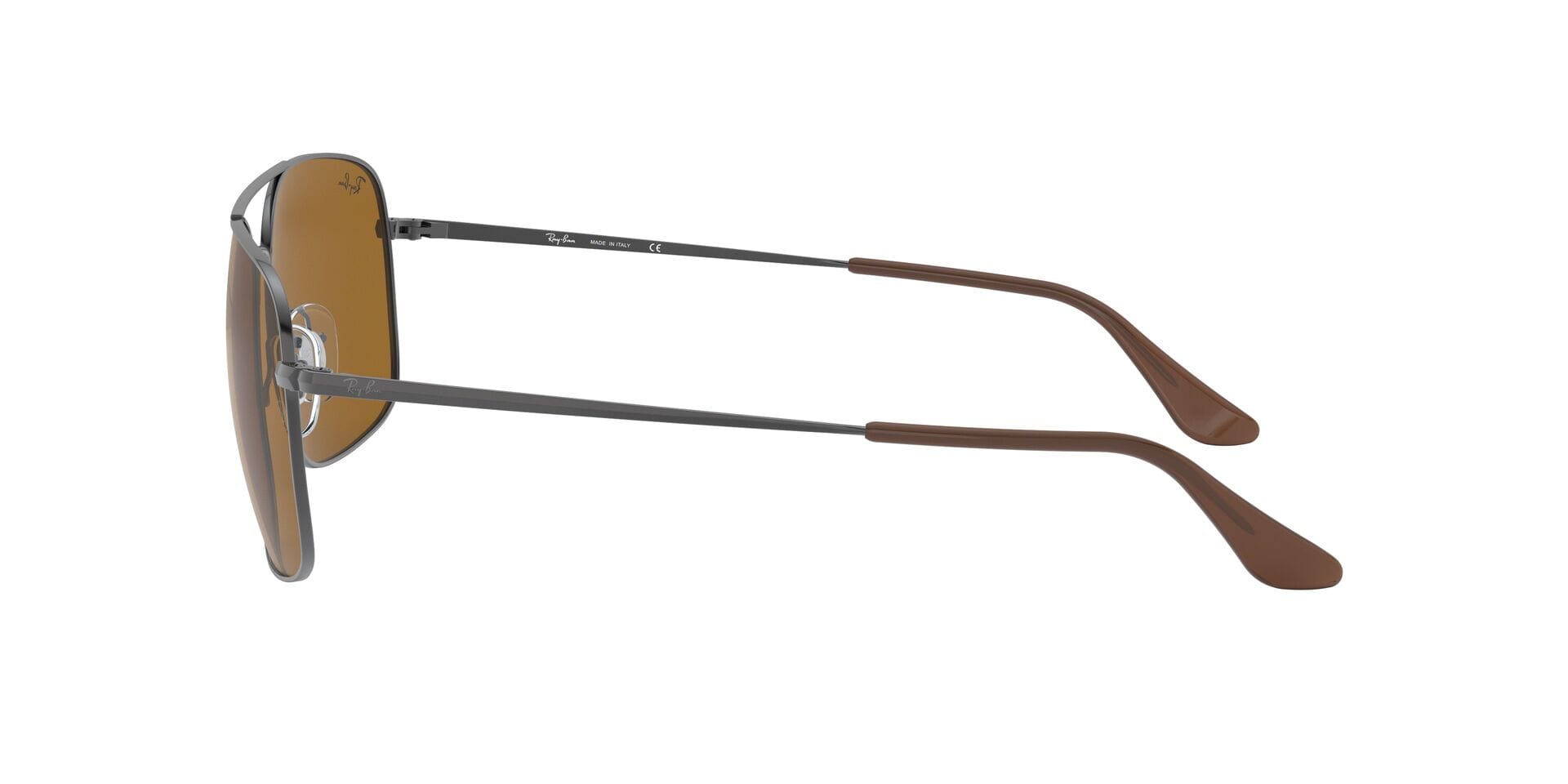 Rayban RB3611 Sunglass Grey Male Full Metal Sunglass — Grey frame — view 4