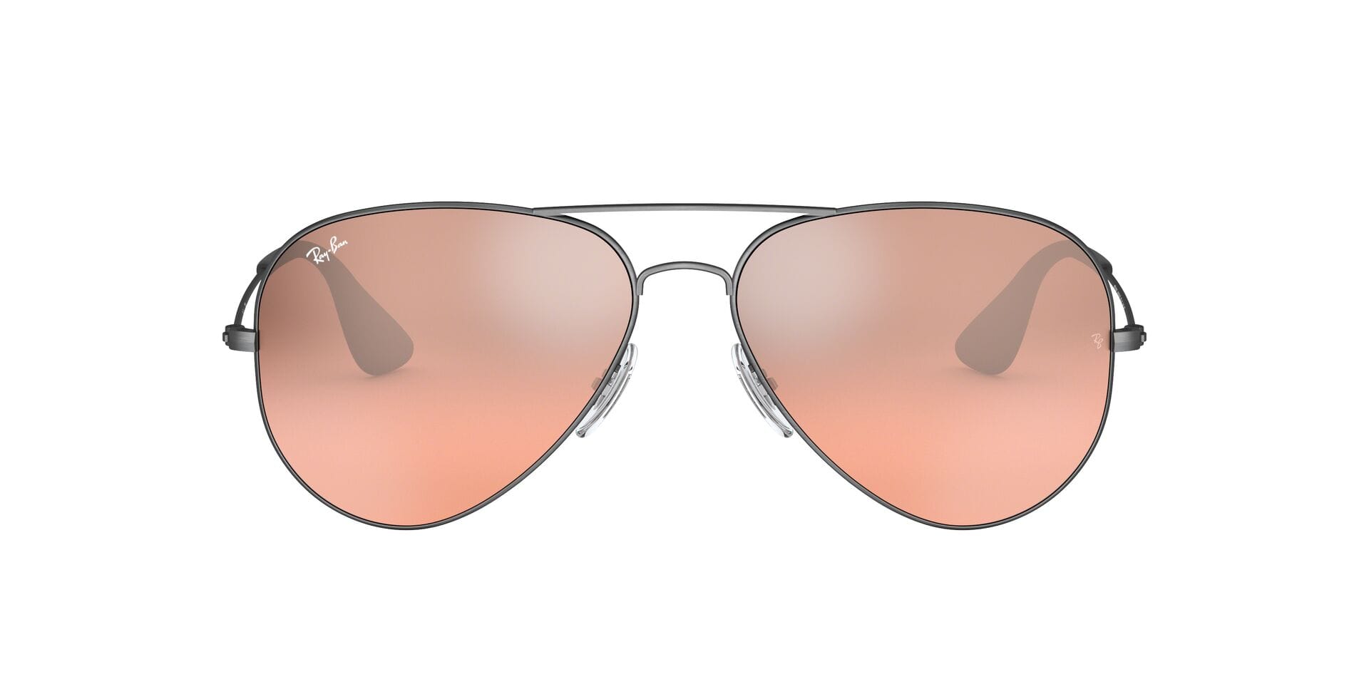 Rayban RB3558 Sunglass Grey Male Full Metal Sunglass — Grey frame — view 2