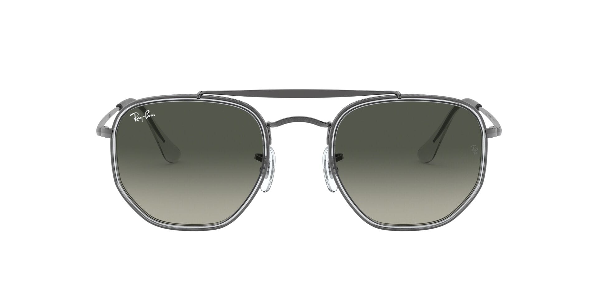 Rayban 3648-M Sunglass Grey Male Full Metal Sunglass — view 2