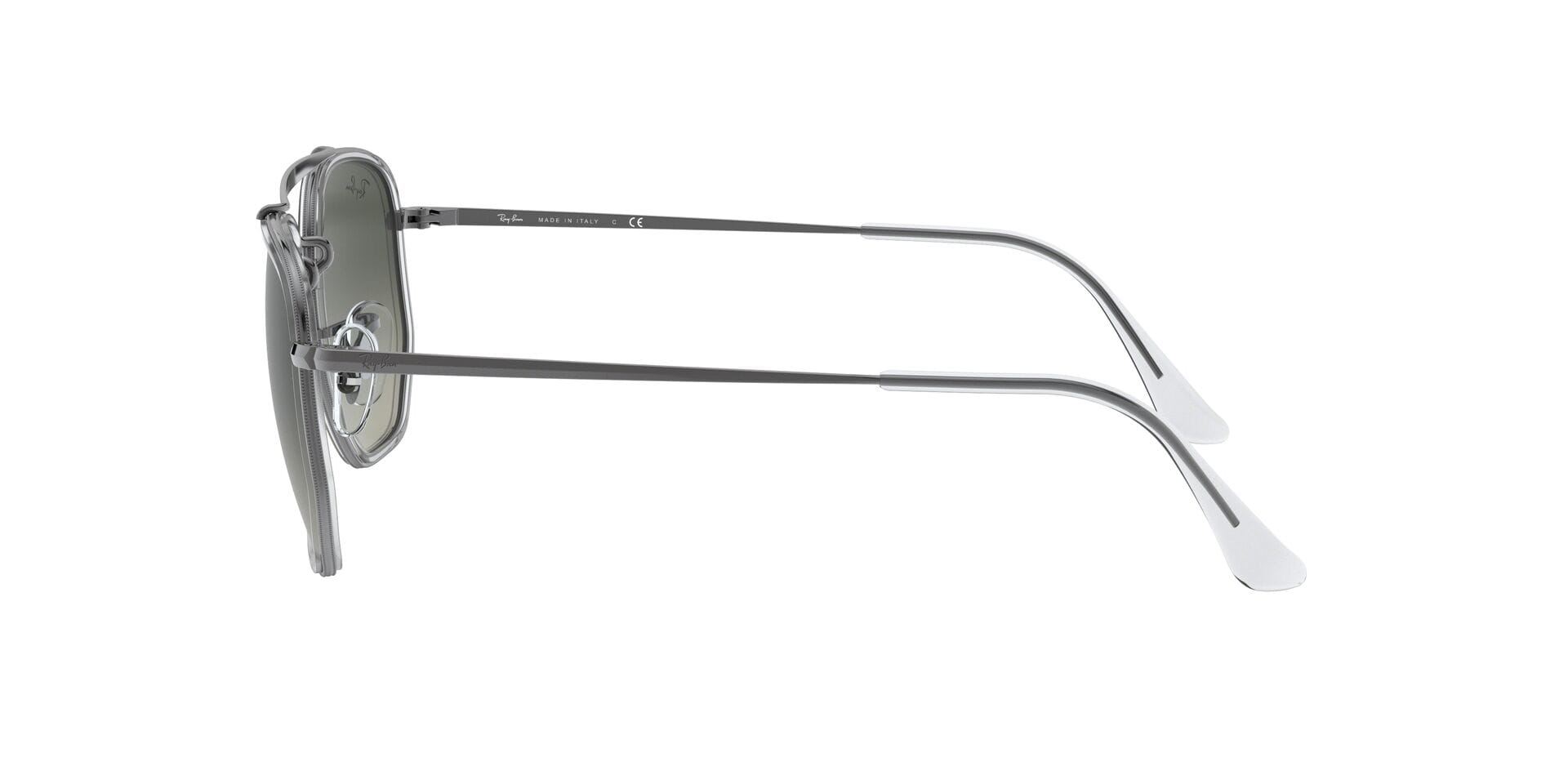 Rayban 3648-M Sunglass Grey Male Full Metal Sunglass — view 3