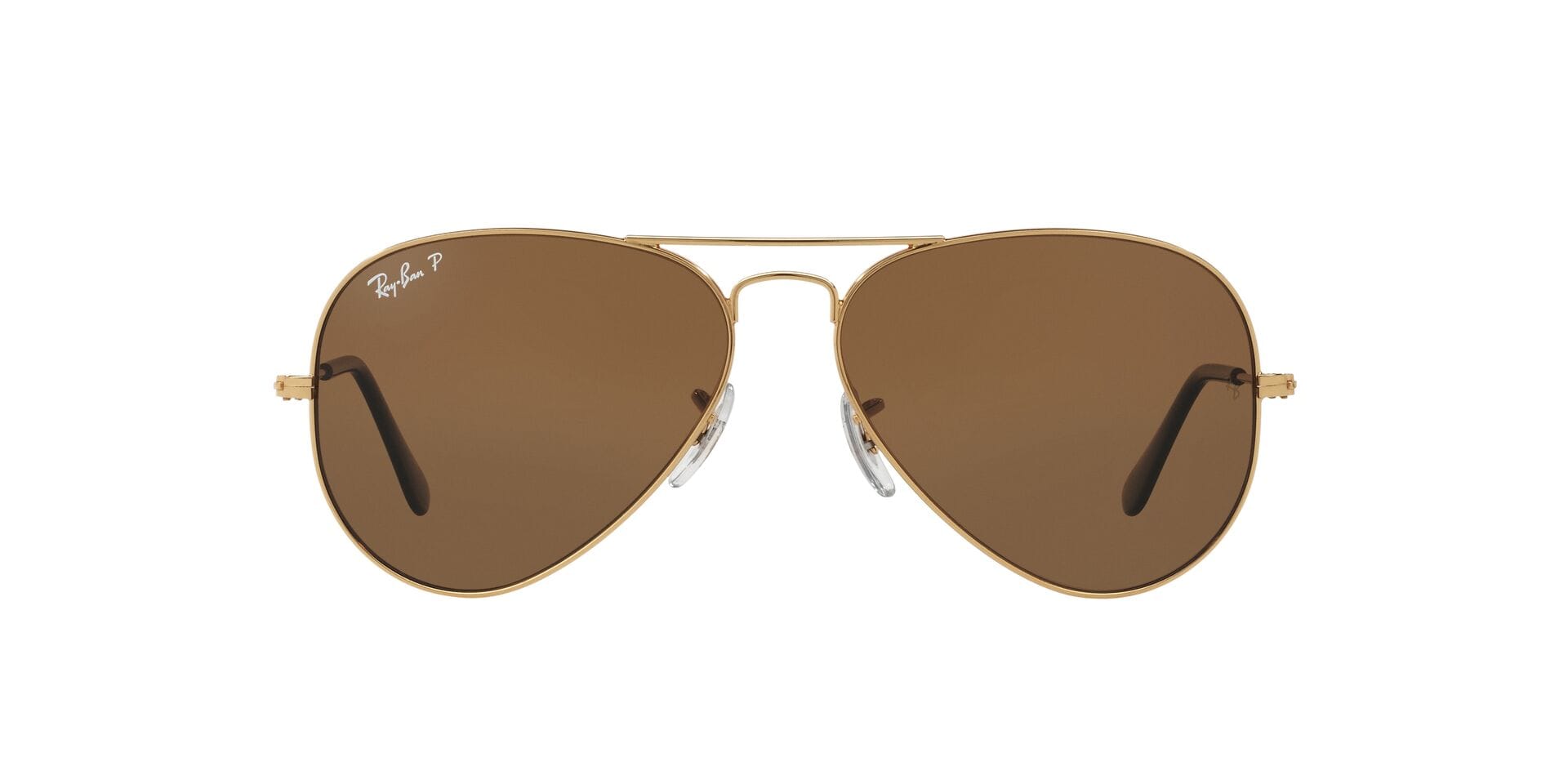 Rayban RB 3025 Sunglass Gold Male Full Metal Sunglass — Gold frame — view 2