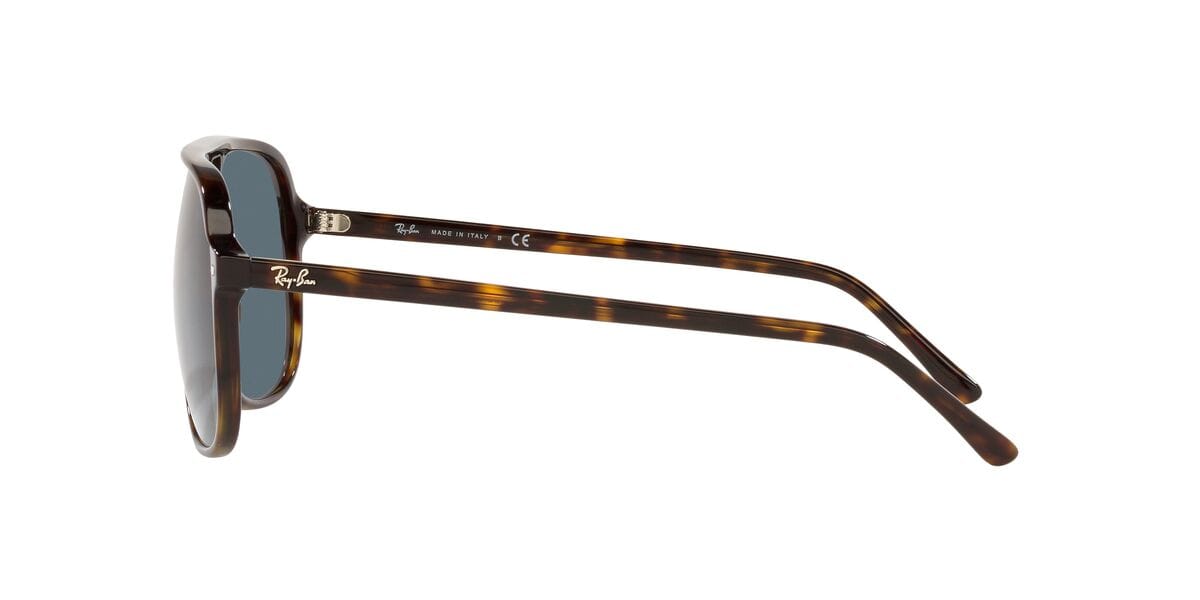 Rayban 0RB2198 Sunglass Brown Unisex Full Shell Sunglass — Brown frame — view 3