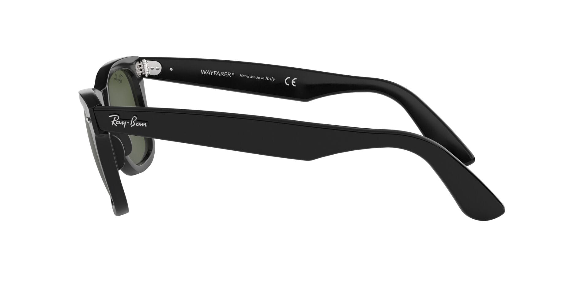Rayban 0RB2140 Sunglass Black Male Full Shell Sunglass — Black frame — view 3