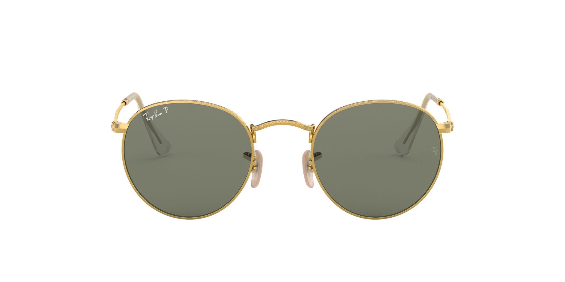 Rayban RB3447 Sunglass Gold Male Full Metal Sunglass — Gold frame — view 2