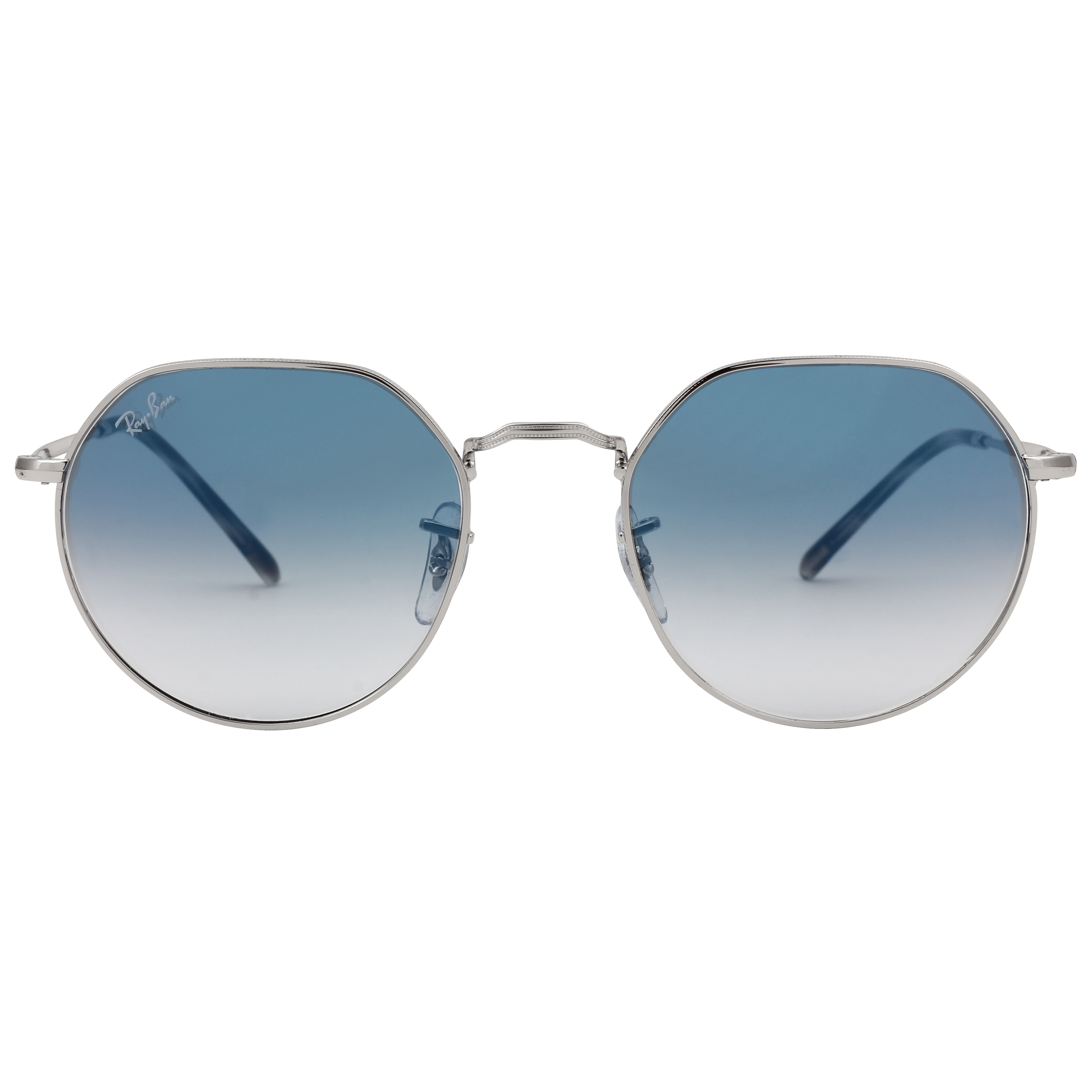 Rayban RB3565 Sunglass Silver Unisex Full Metal Sunglass — Silver frame — view 2