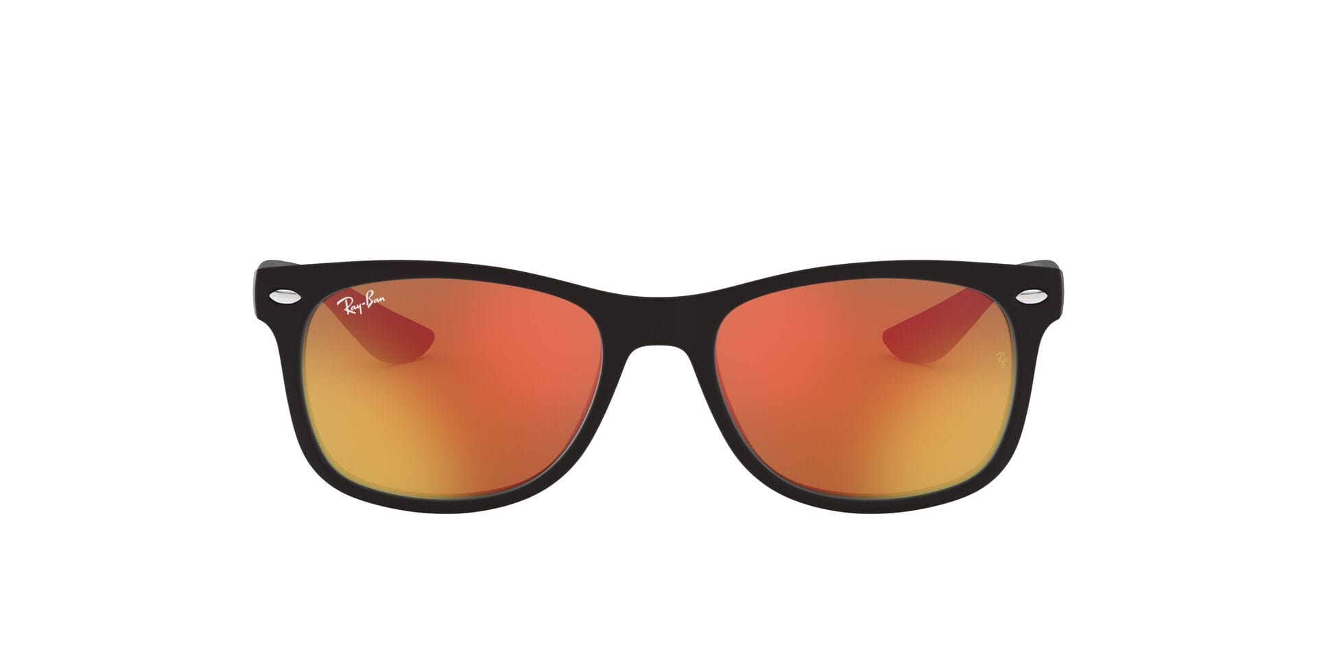 Rayban 0RJ9052S Sunglass Matt Black Kids Full Shell Sunglass — Matt Black frame — view 2