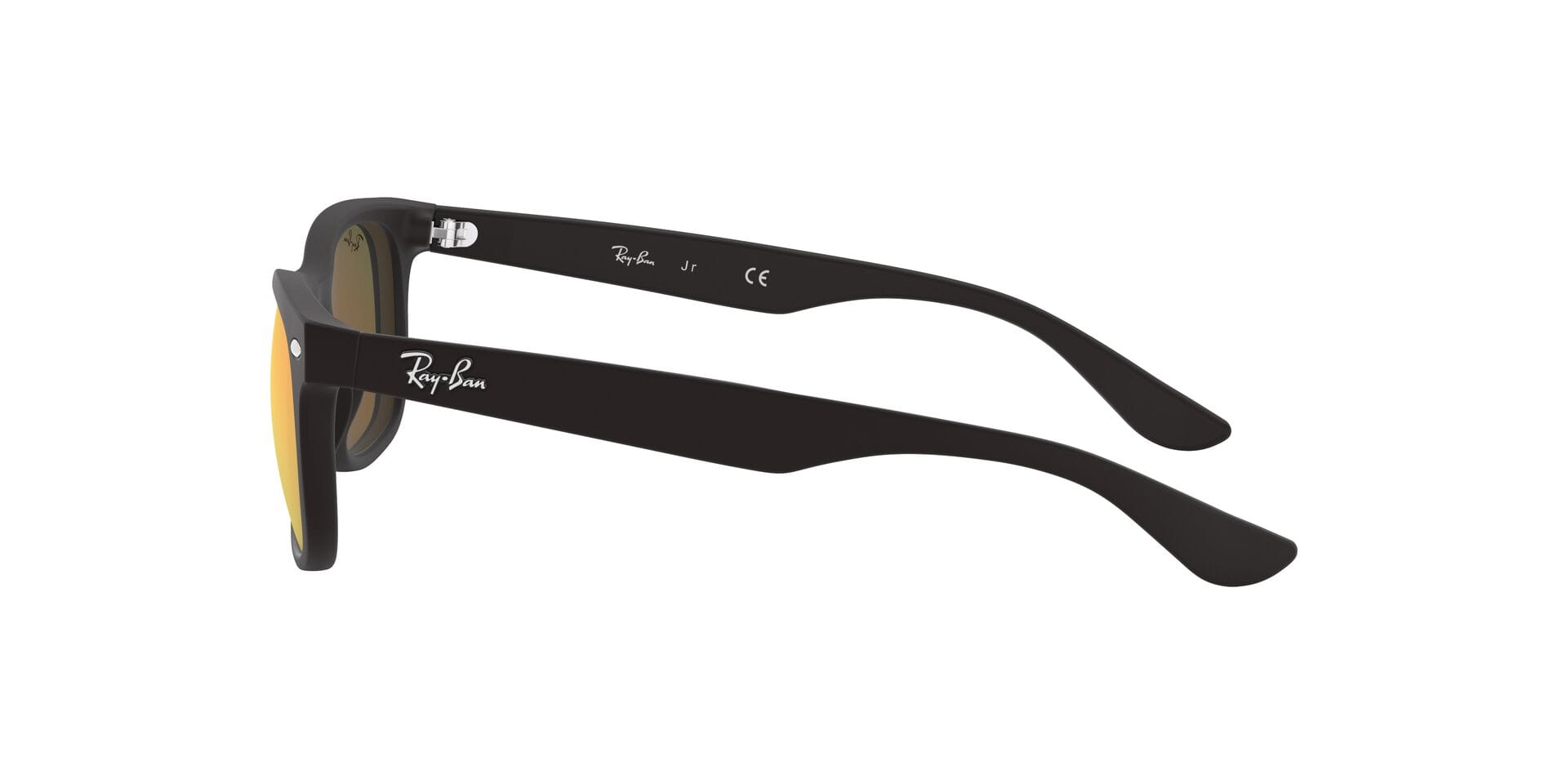 Rayban 0RJ9052S Sunglass Matt Black Kids Full Shell Sunglass — Matt Black frame — view 3