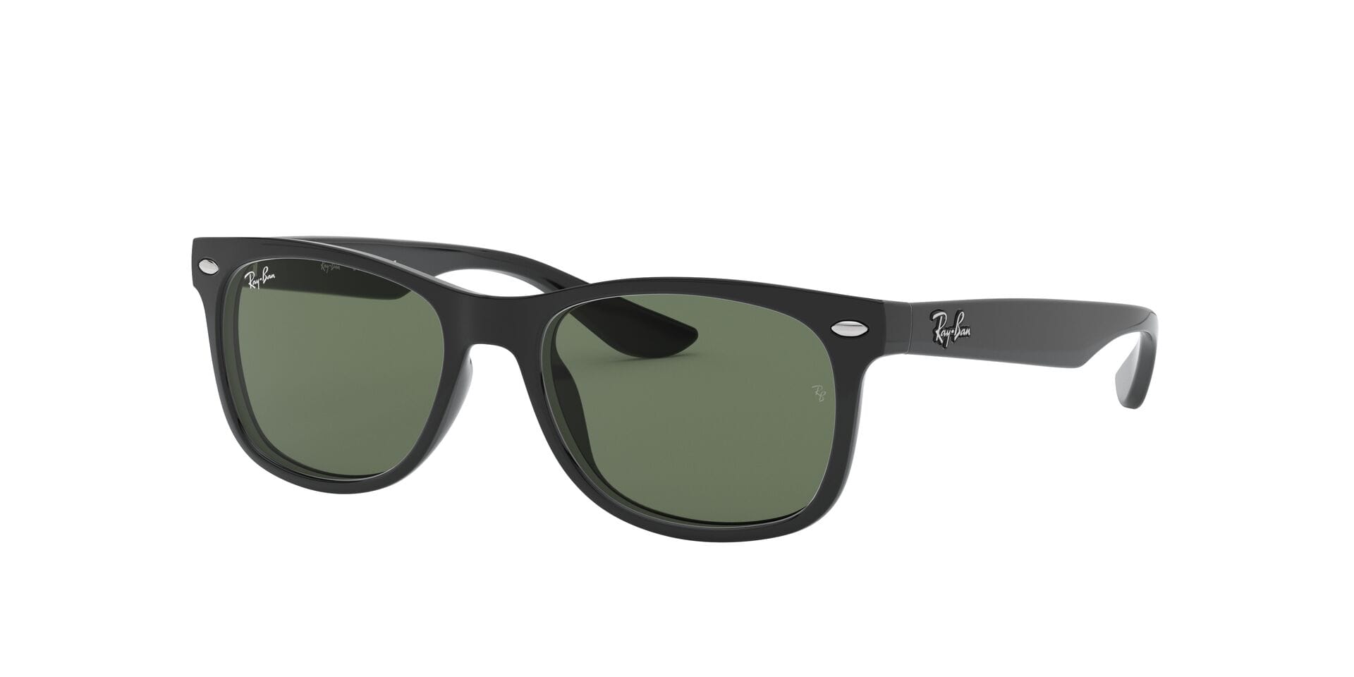 Rayban Junior 0RJ9052S Sunglass Black Kids Full Shell Sunglass — Black frame — alternate view