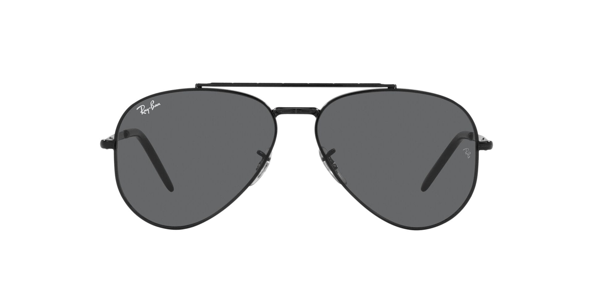 Rayban 0RB3625 Sunglass Black Male Full Metal Sunglass — Black frame — view 2