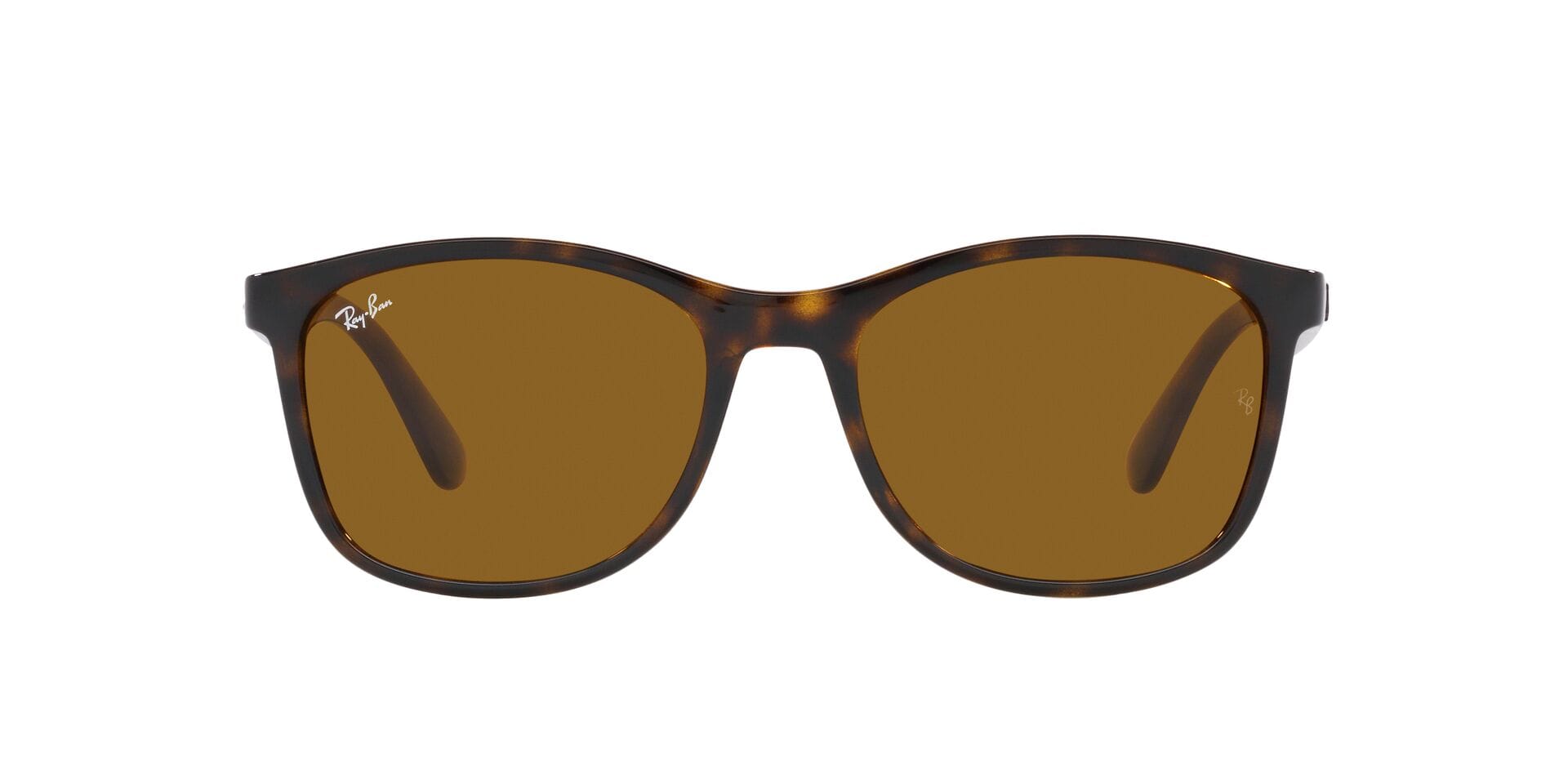 Rayban 0RB4374 Sunglass Brown Unisex Full Shell Sunglass — Brown frame — view 2