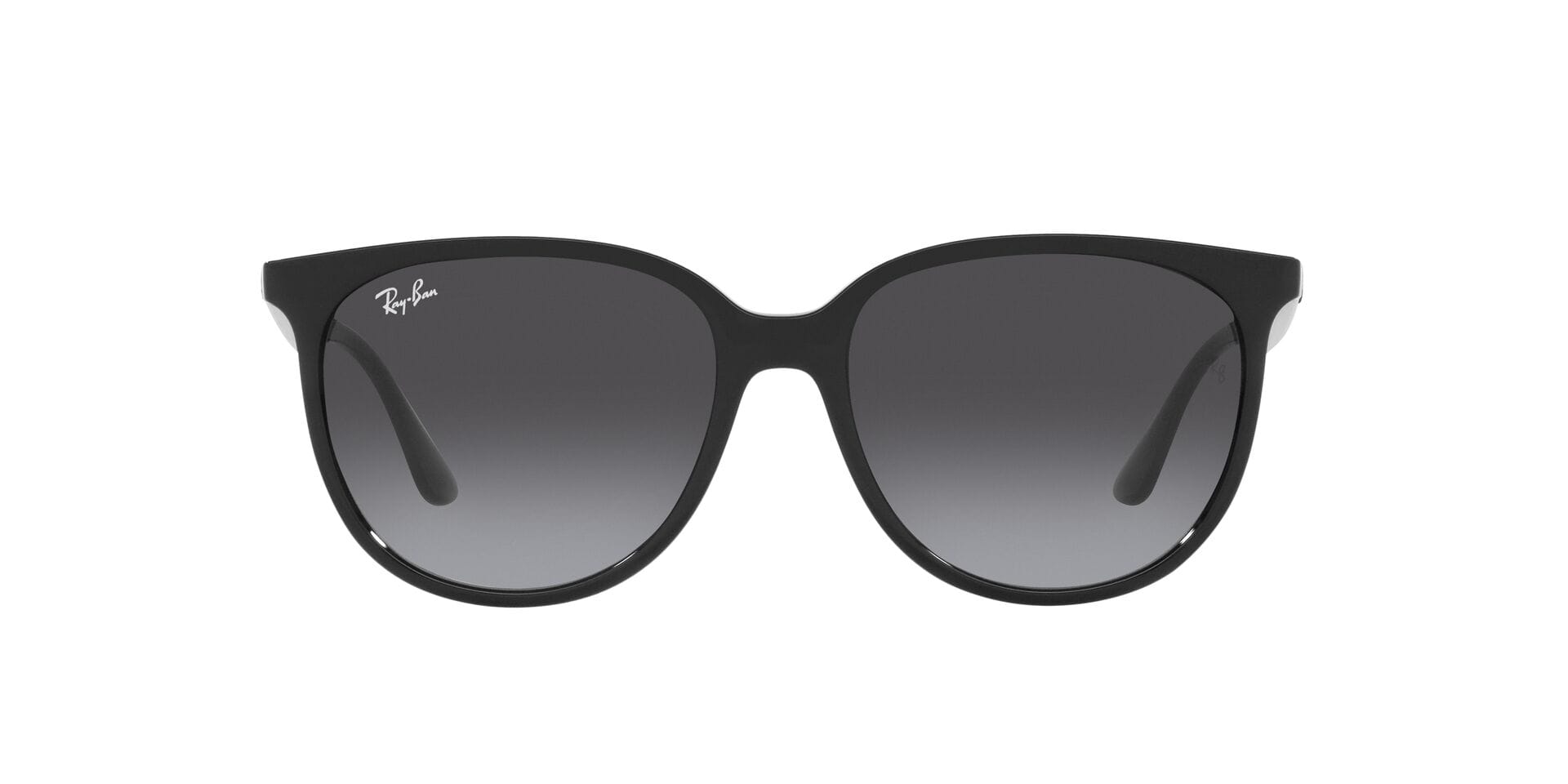 Rayban 0RB4378 Sunglass Black Female Full Shell Sunglass — Black frame — view 2
