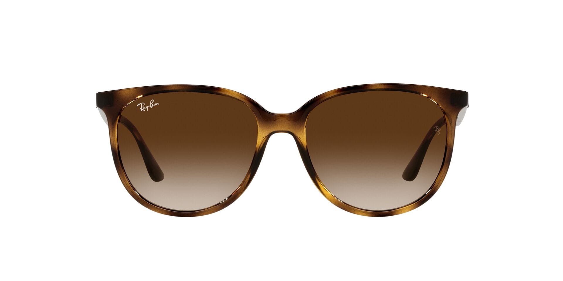 Rayban 0RB4378 Sunglass Brown Female Full Shell Sunglass — Brown frame — view 2