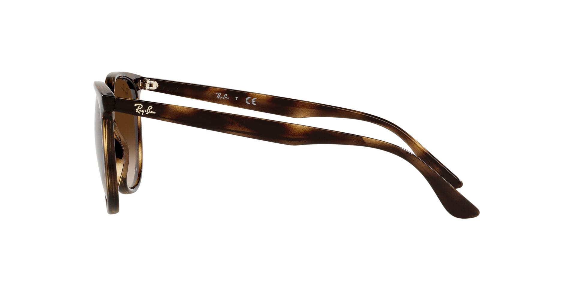 Rayban 0RB4378 Sunglass Brown Female Full Shell Sunglass — Brown frame — view 3