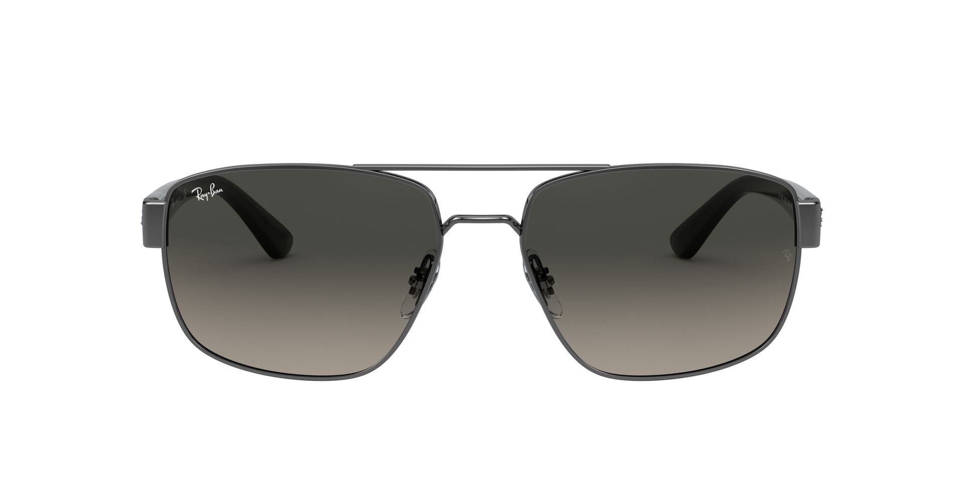 Rayban 0RB3663 Sunglass Gun Metal Male Full Shell Sunglass — Gun Metal frame — view 2