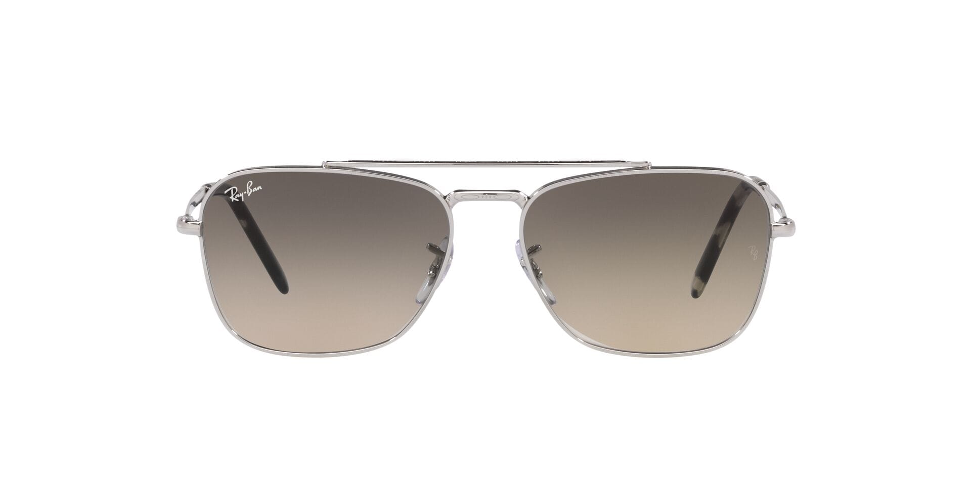 Rayban 0RB3636 Sunglass Silver Unisex Full Metal Sunglass — Silver frame — view 2