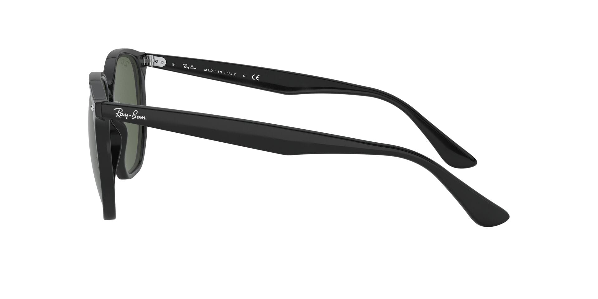 Rayban 0RB4306 Sunglass Black Unisex Full Shell Sunglass — Black frame — view 3