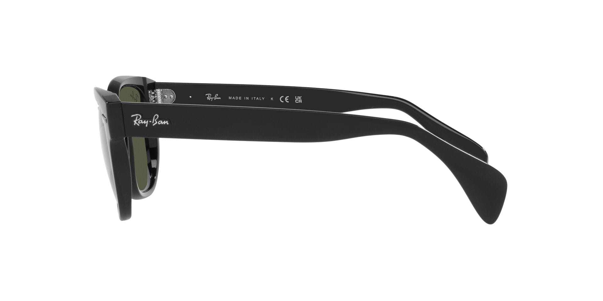 Rayban 0RB0880S Sunglass Black Unisex Full Shell Sunglass — Black frame — view 3