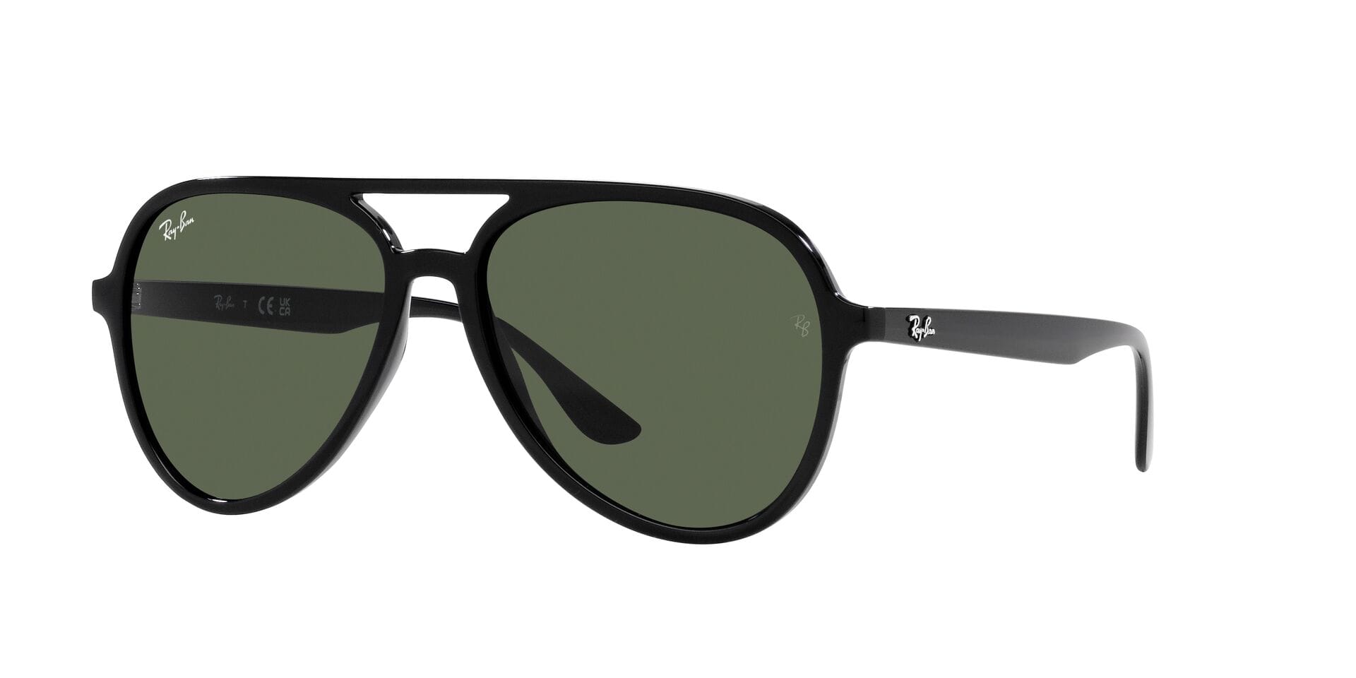 Rayban 0RB4376 Sunglass Black Unisex Full Shell — Black frame