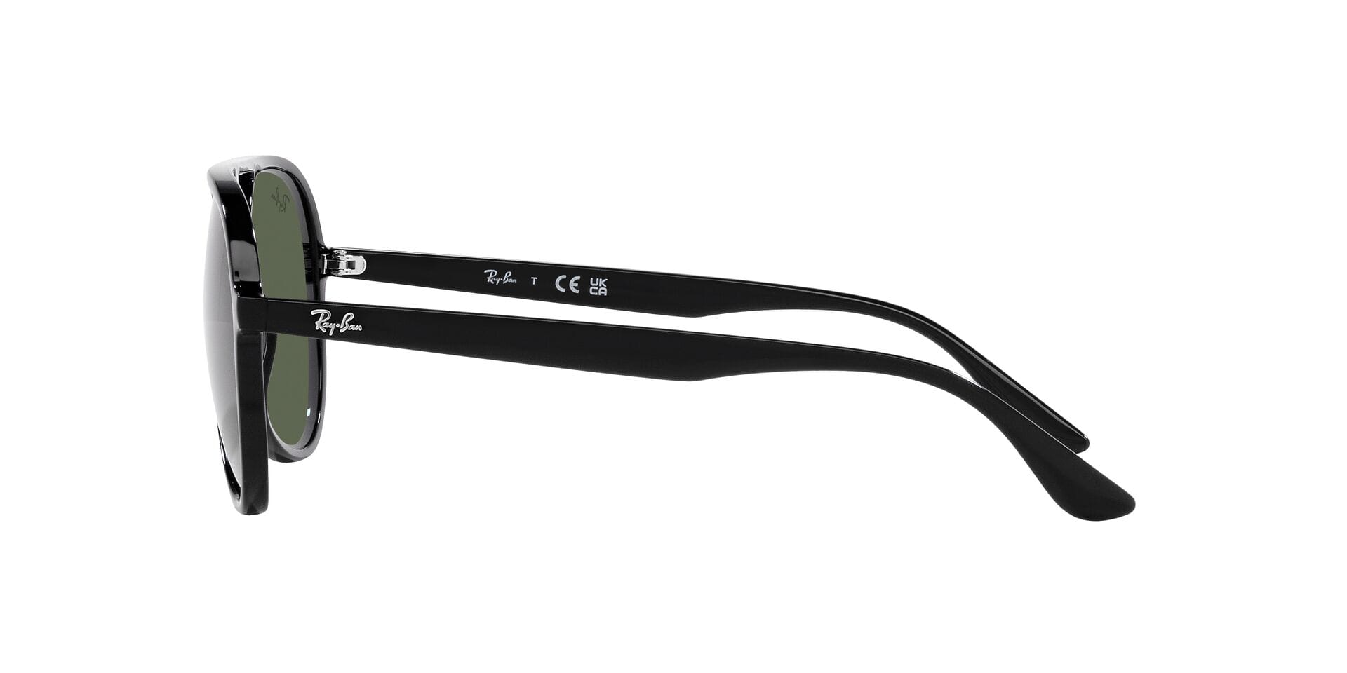 Rayban 0RB4376 Sunglass Black Unisex Full Shell Sunglass — Black frame — view 3
