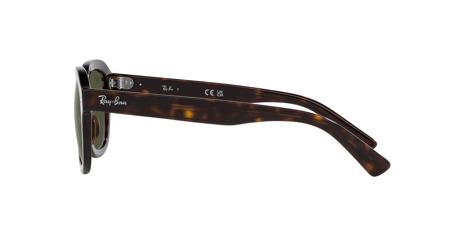 Rayban 0RB4398 Sunglass Havana Unisex Full Shell Sunglass — Havana frame — view 3