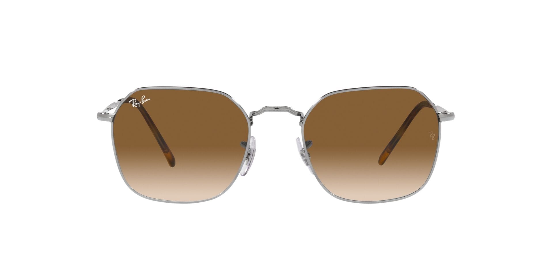 Rayban 0RB3694 Sunglass Gun Metal Unisex Full Metal Sunglass — Gun Metal frame — view 2