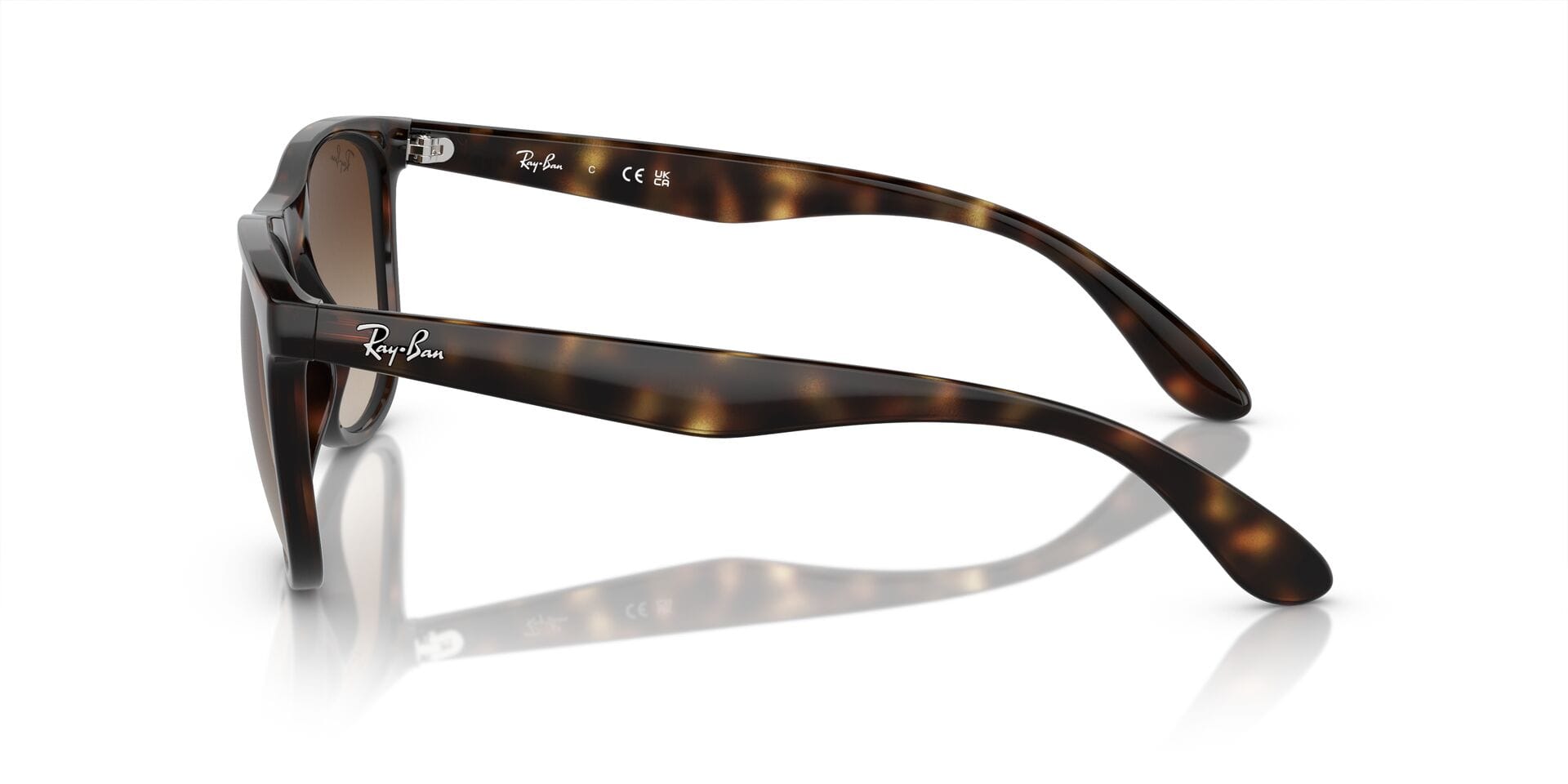 Rayban 0RB4412I Sunglass Havana Unisex Full Shell Sunglass — Havana frame — view 3
