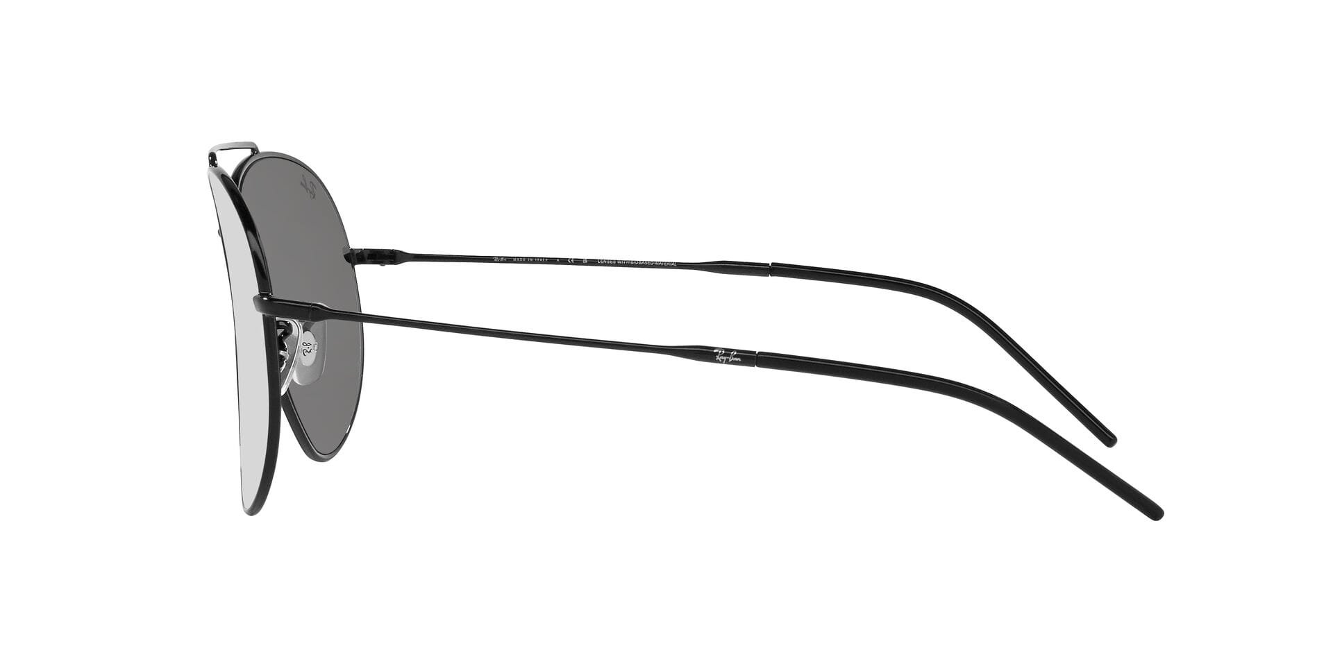 Rayban 0RBR0101S Sunglass Black Male Full Metal Sunglass — Black frame — view 3