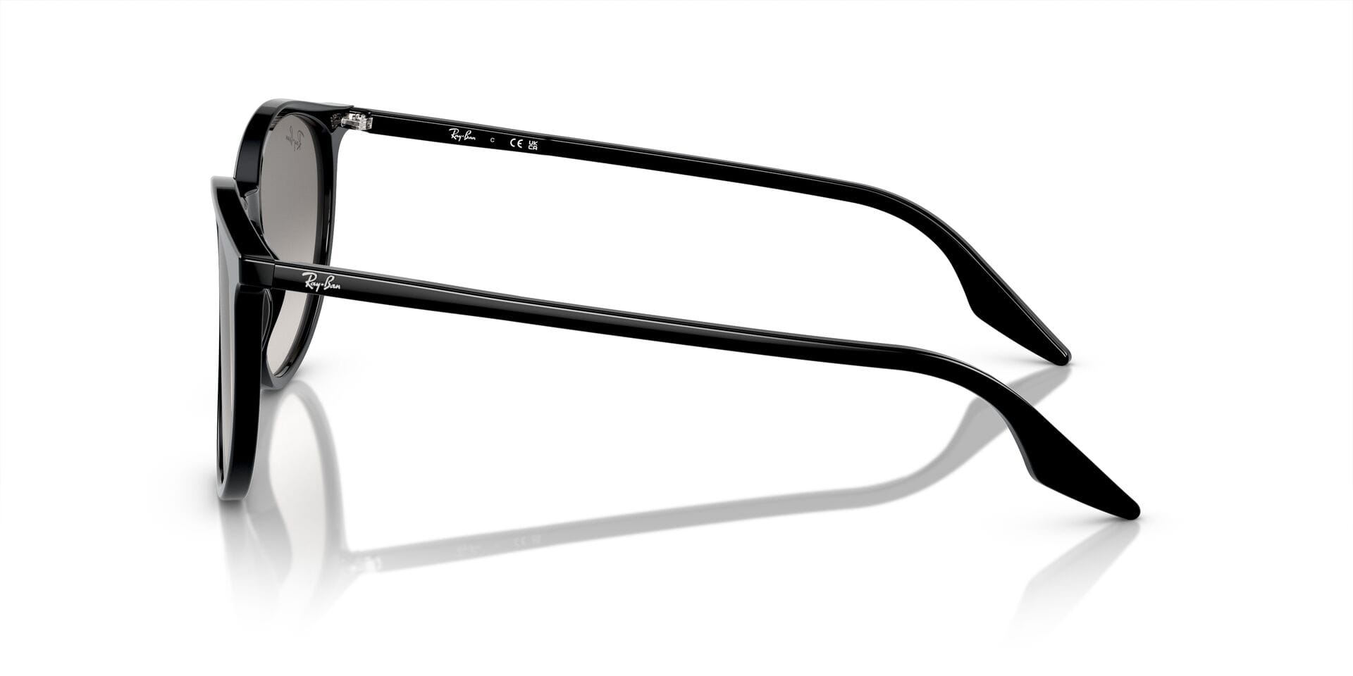 Rayban 0RB2204 Sunglass Black Male Full Shell Sunglass — Black frame — view 3
