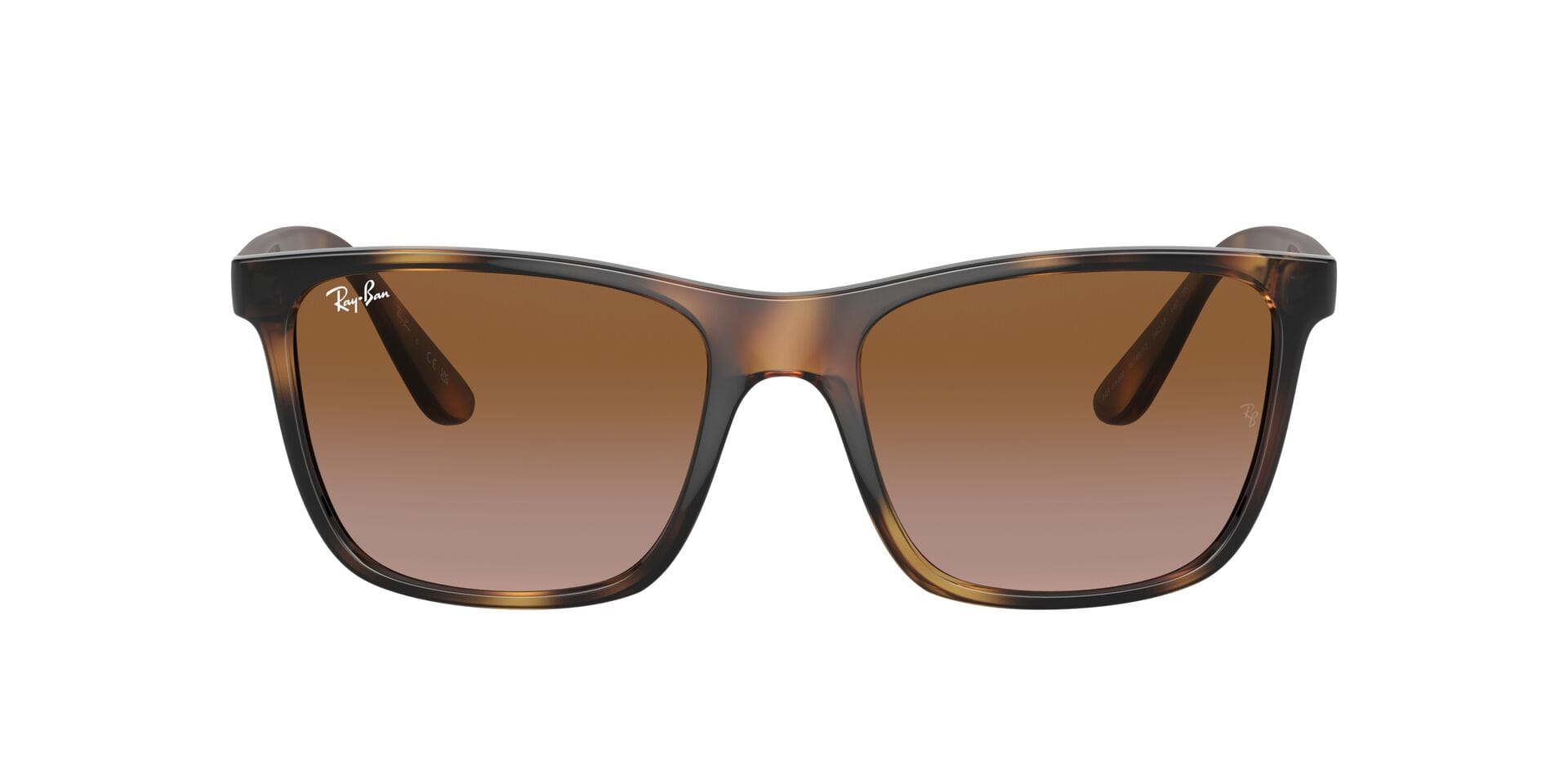 Rayban 0RB4349I Sunglass Tortoise Male Full Shell Sunglass — Tortoise frame — view 2
