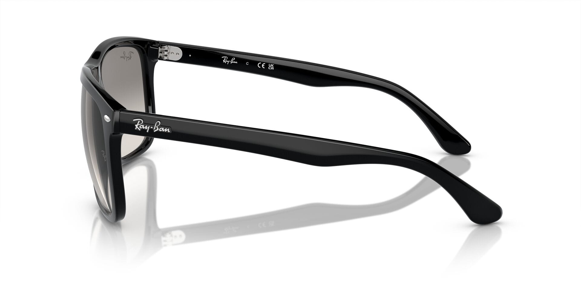 Rayban 0RB4547 Sunglass Black Male Full Shell Sunglass — Black frame — view 3