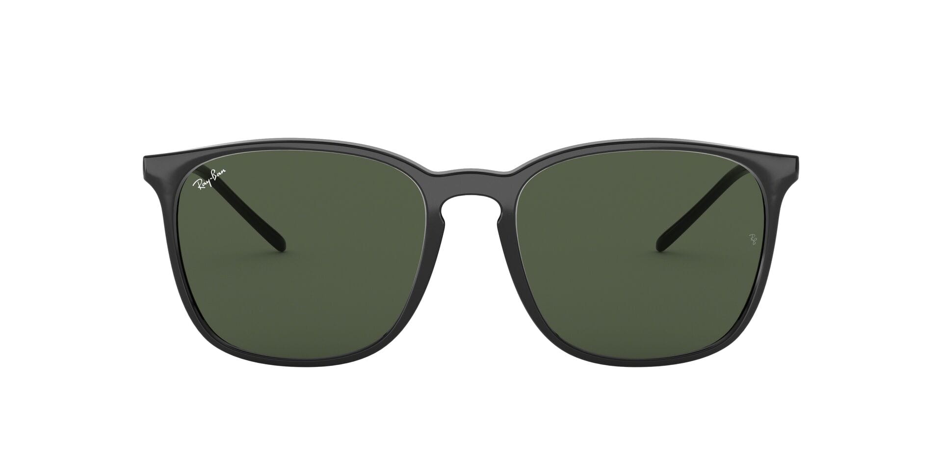 Rayban RB 4387 Sunglass Black Unisex Full Shell Sunglass — Black frame — view 2
