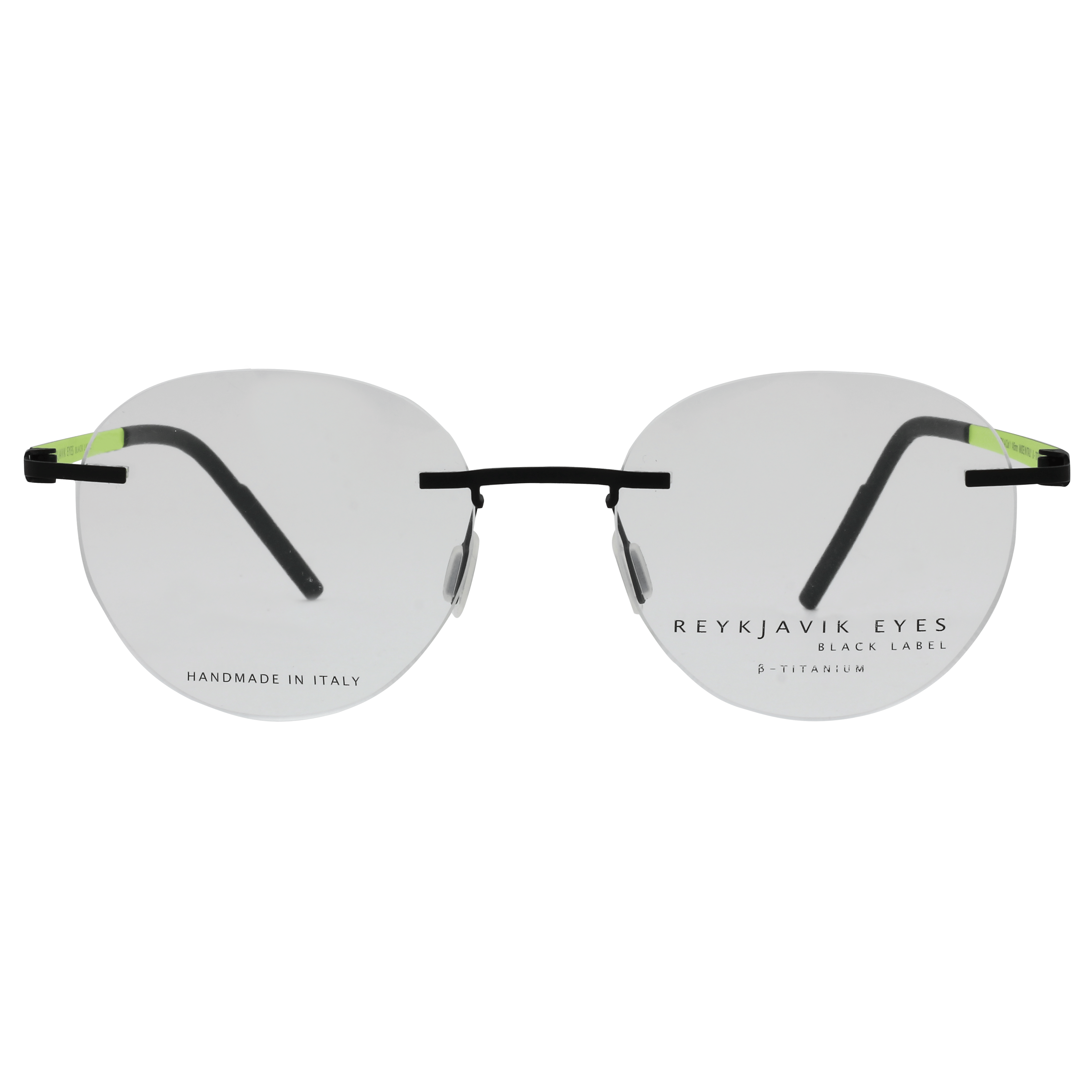 Reykjavik Eyes RE-TEKLA Frame Black Male RimLess Beta Titani