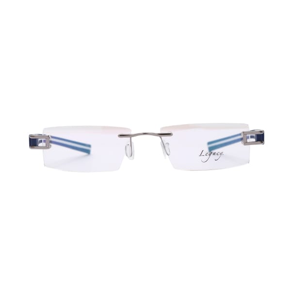Inspira L6001/L6002 Frame Gun Metal Unisex RimLess Rubber — Gun Metal frame