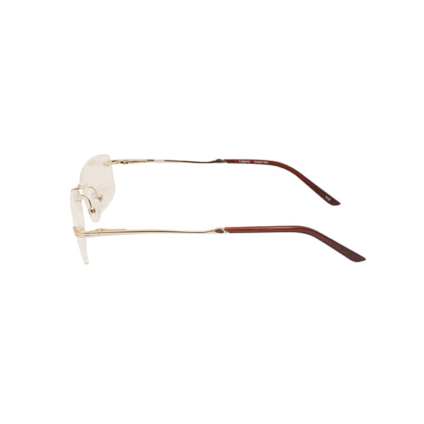 Inspira 8915D/8915N Frame Gold Female RimLess Metal Frame — Gold frame — view 3