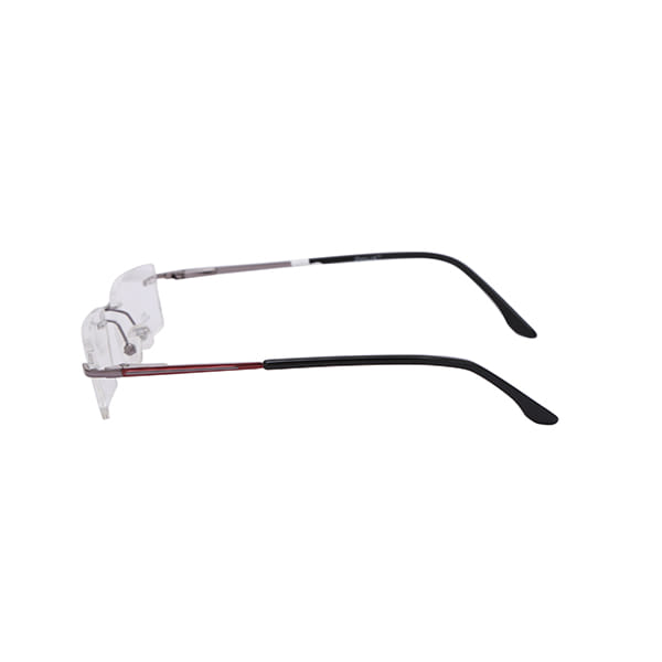 Inspira 56013/56014 Frame Gun Metal Unisex RimLess Metal Frame — Gun Metal frame — view 3