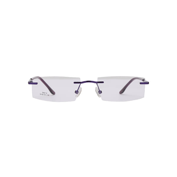 Inspira 56013/56014 Frame Violet Female RimLess Metal Frame — Violet frame — view 2