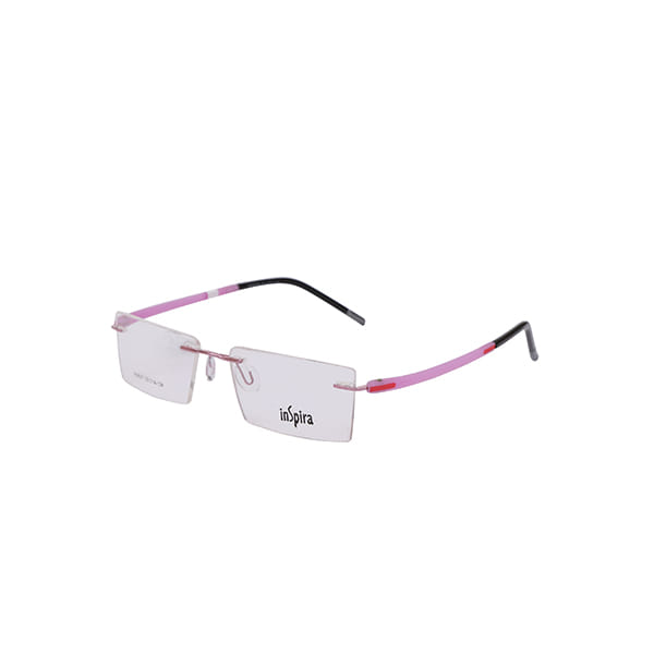 Inspira 160627 Frame Pink Female RimLess Shell — Gold frame