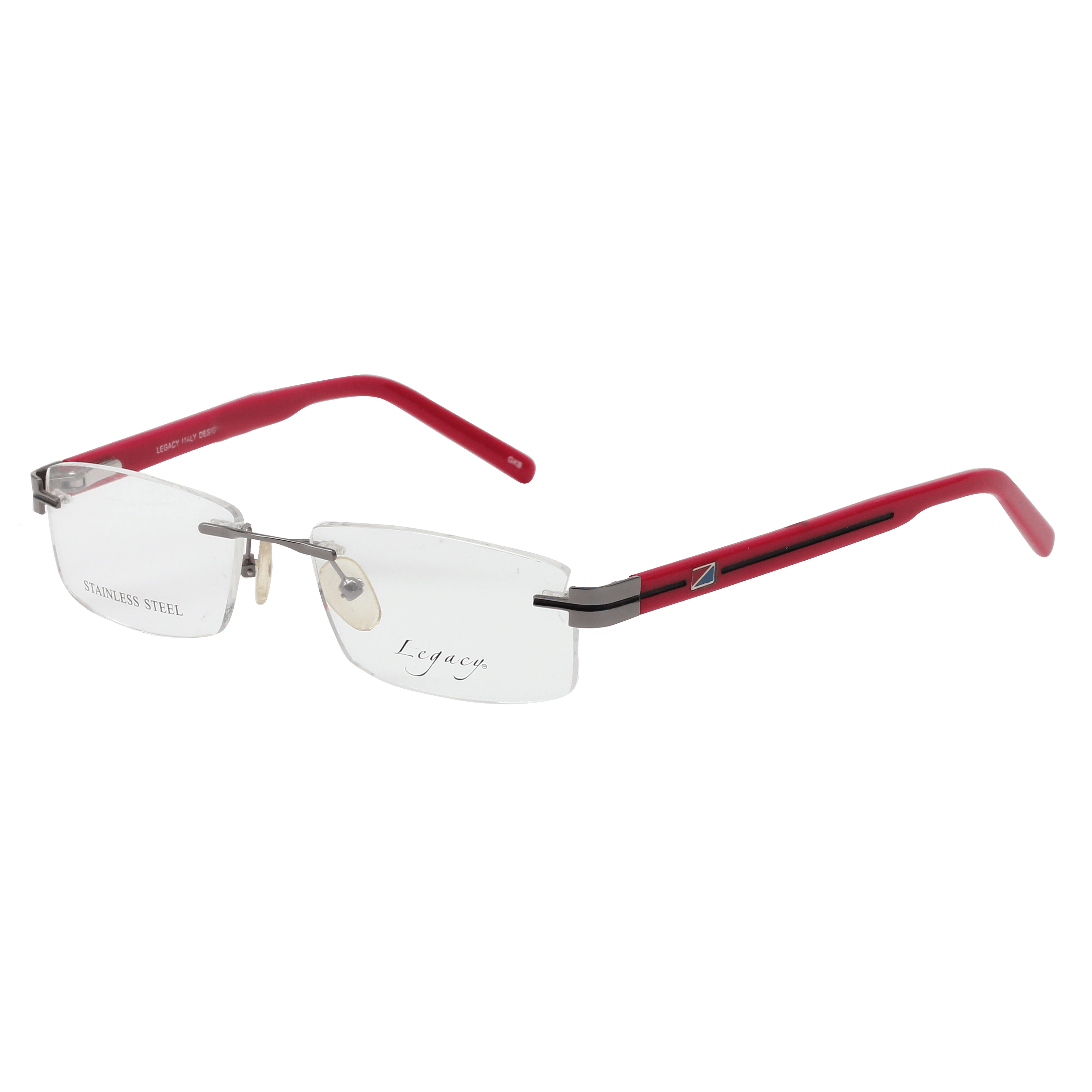 Inspira G490 Frame Gun Metal Unisex RimLess Shell — Gun Metal frame