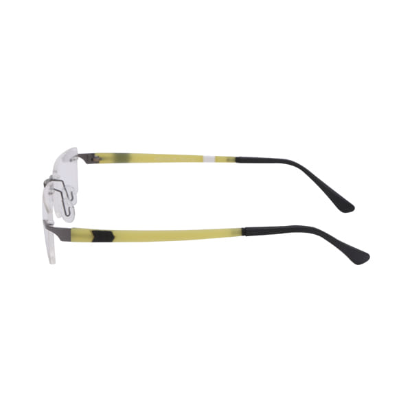 Inspira 160616 Frame Grey Unisex RimLess Shell Frame — view 3