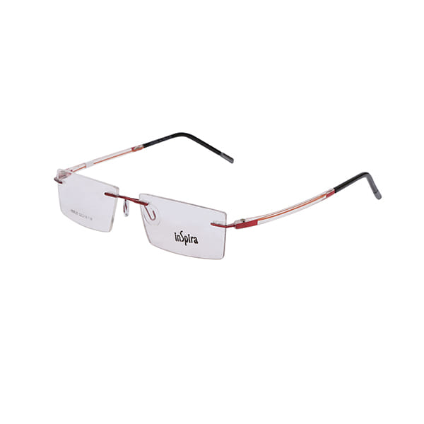 Inspira 160629 Frame Red Unisex RimLess Shell — Red frame