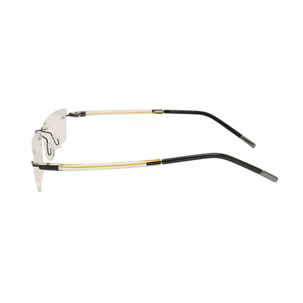 Inspira 160629 Frame Black Unisex RimLess Shell Frame — Black frame — view 3