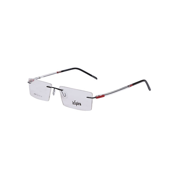 Inspira 160629 Frame Black Unisex RimLess Shell — Black frame