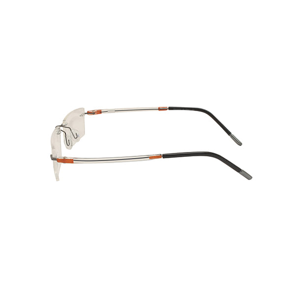 Inspira 160629 Frame Grey Unisex RimLess Shell Frame — Grey frame — view 3