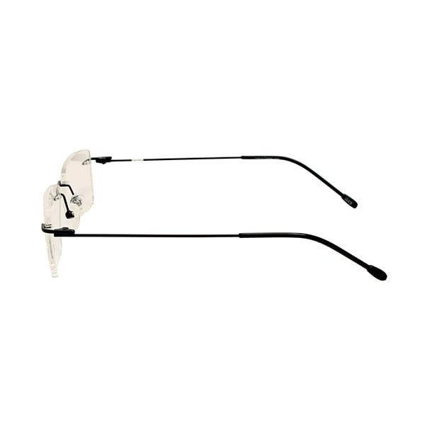 Inspira 1616H Frame Black Unisex RimLess Metal Frame — view 3