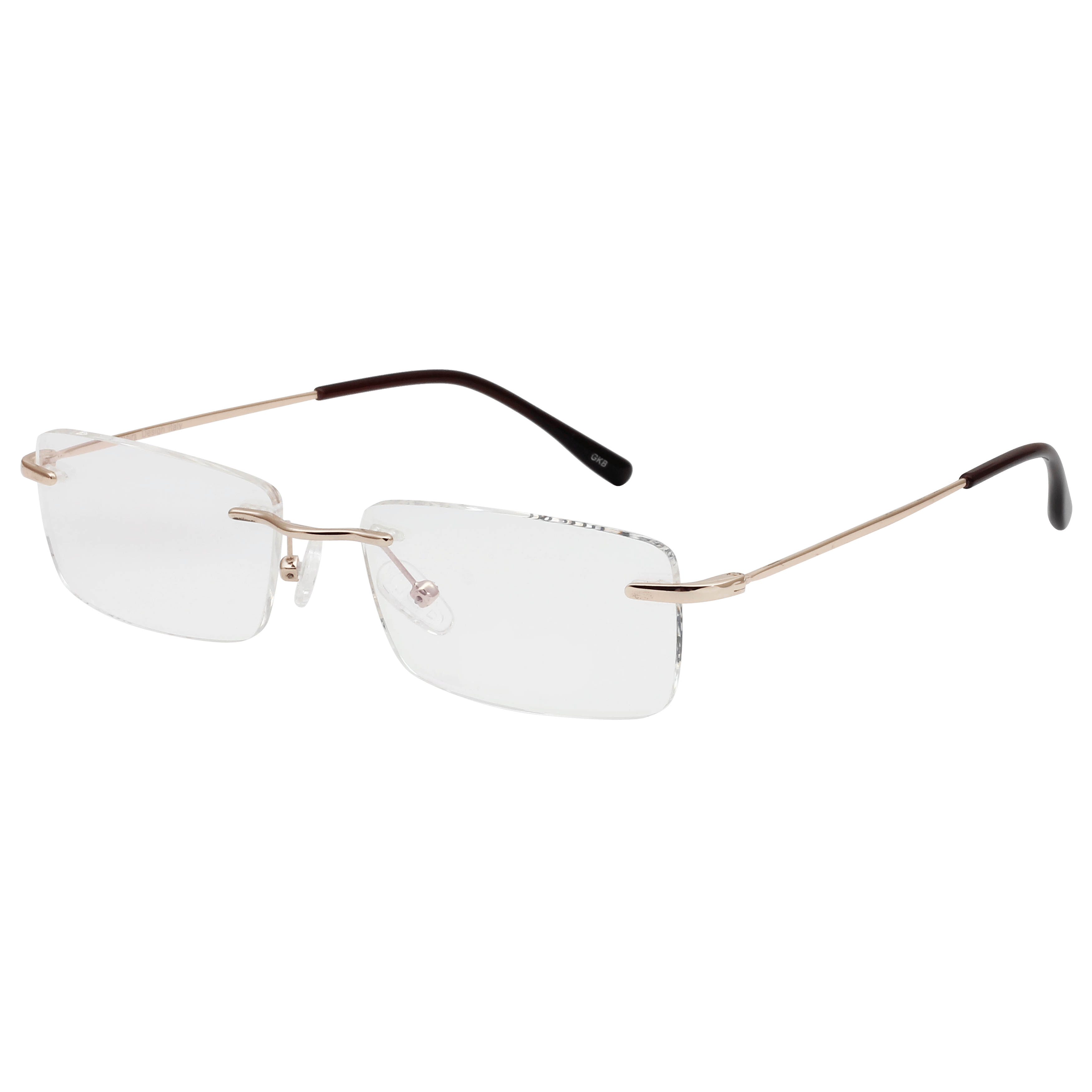 Inspira 4216D Frame Gold Unisex RimLess Metal — Gold frame