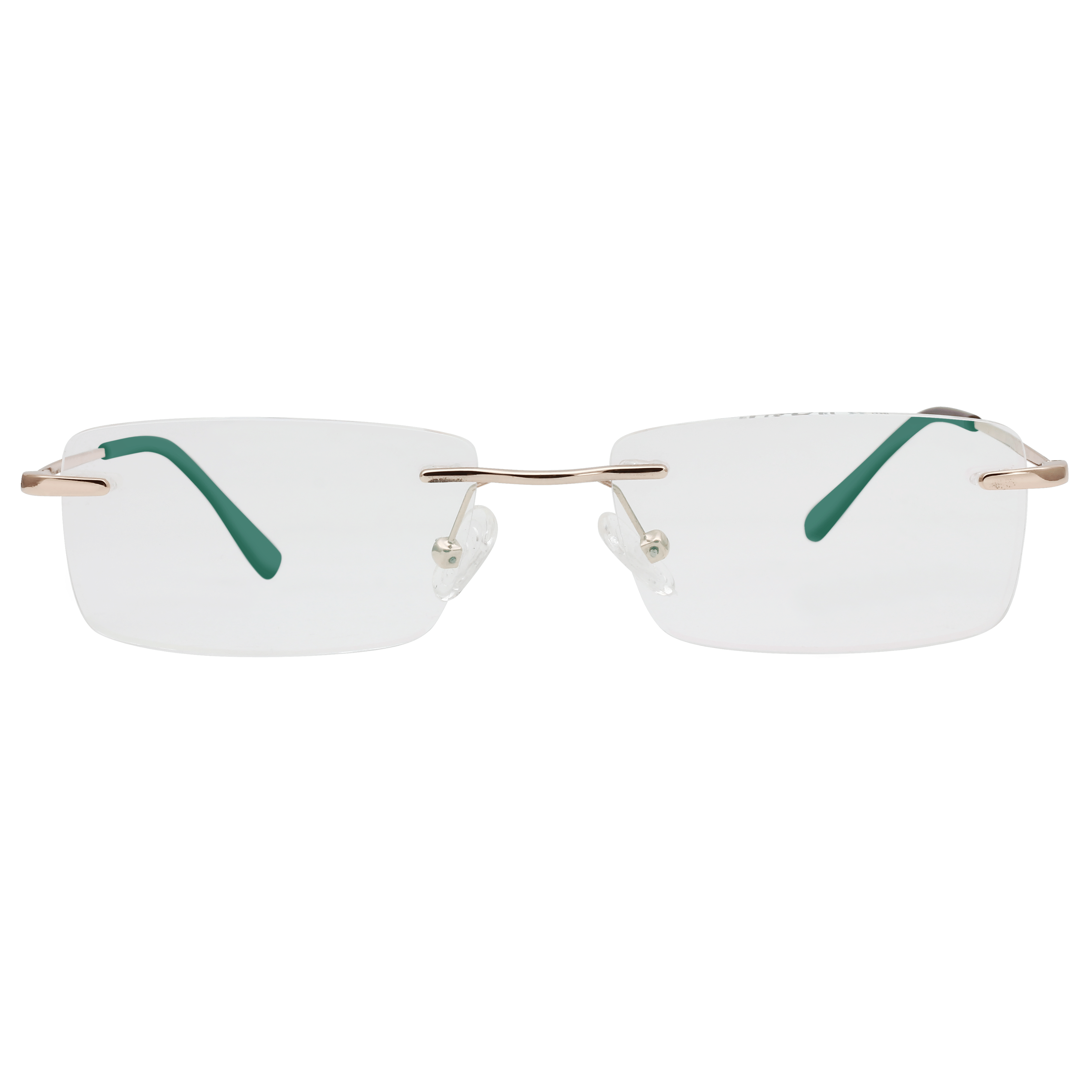 Inspira 4216D Frame Gold Unisex RimLess Metal Frame — Gold frame — view 5