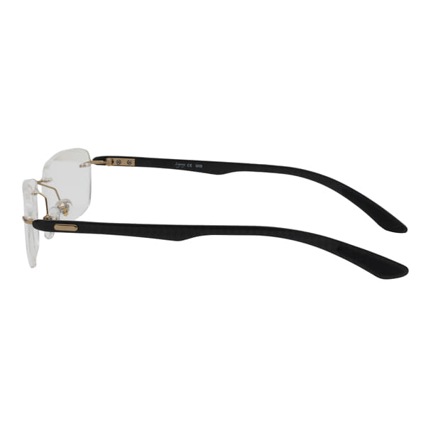 Inspira 1617SZ Frame Gold Unisex RimLess Carbon Fiber Frame — Gold frame — view 4