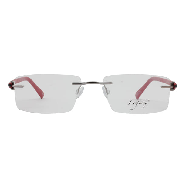 Inspira 1917S Frame Gun Metal Unisex RimLess Shell — Blue frame