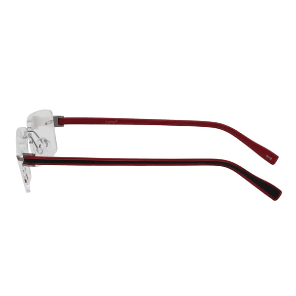 Inspira 1917S Frame Gun Metal Unisex RimLess Shell Frame — view 4